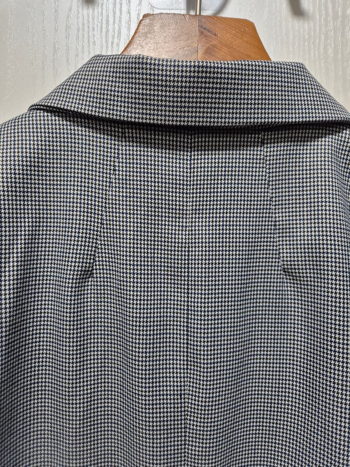 빈티지 체크 패턴 여성 자켓 상품이미지9