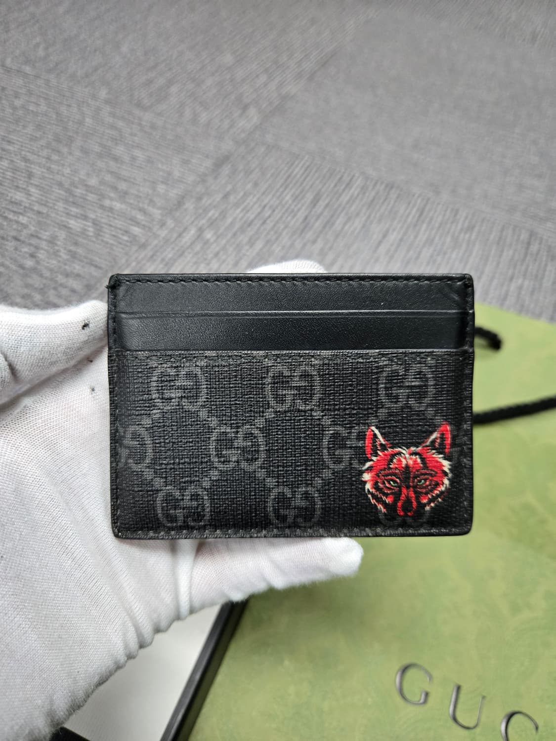 [특가][정품] 구찌 레드 울프 카드지갑 상품이미지1