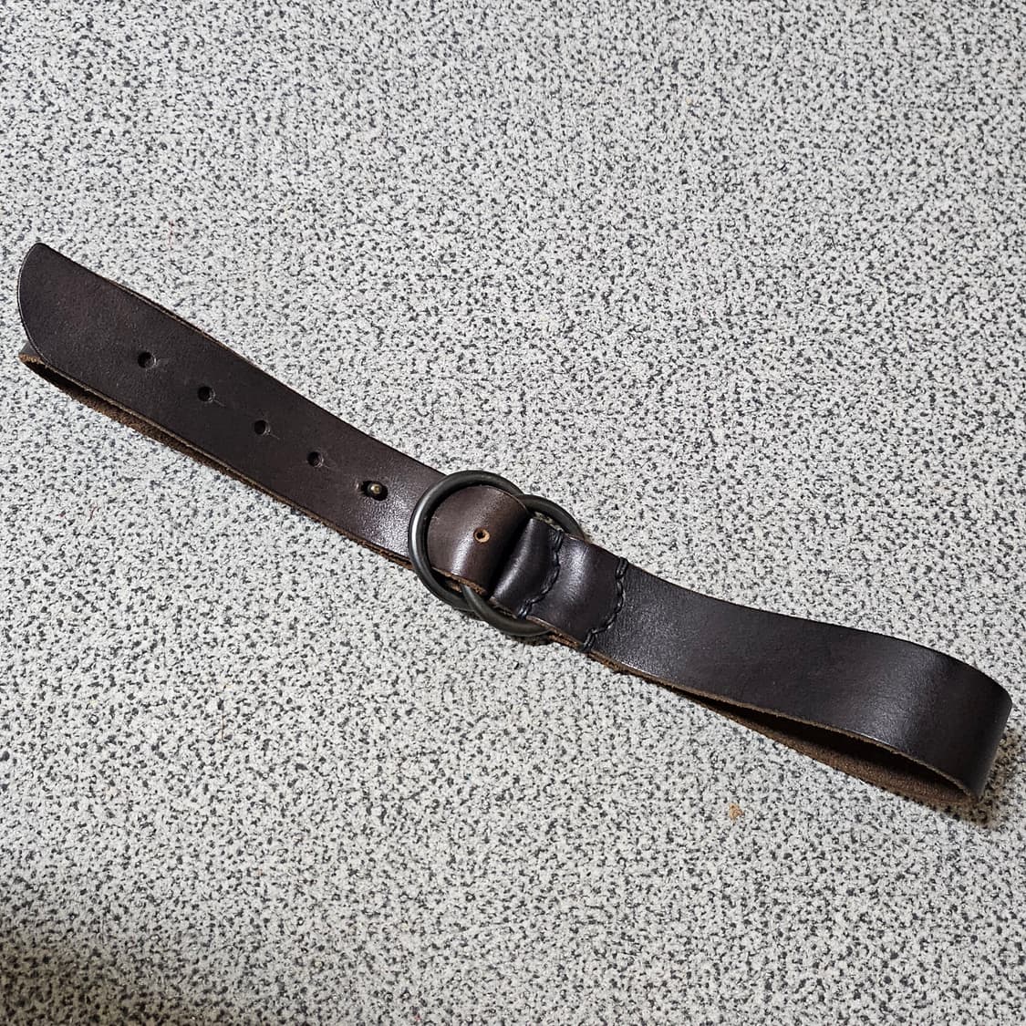 데님앤서플라이 랄프로렌 링 레더 벨트.폴로 POLO 상품이미지4