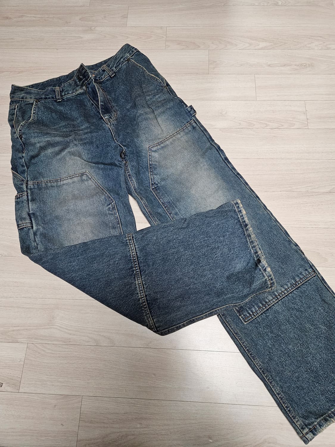 에즈카톤 카펜터 데님 팬츠(빈티지 블루) 상품이미지2