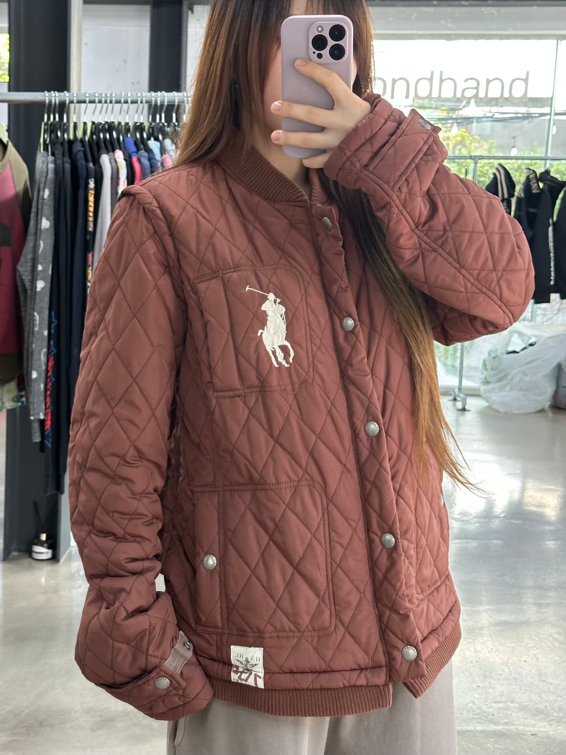 폴로랄프로렌 빅포니 포켓 퀼팅 자켓 상품이미지3