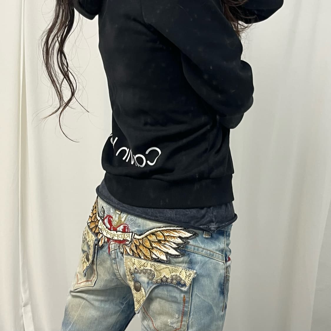 Calvin Klein Black Hoodie Zip-up 상품이미지3