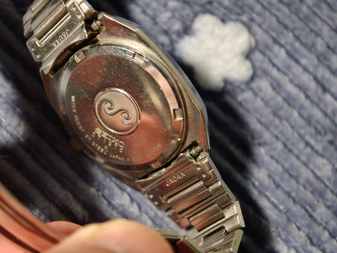 세이코 실버웨이브 스퀘어 8221-5000 빈티지 레어 쿼츠 상품이미지7