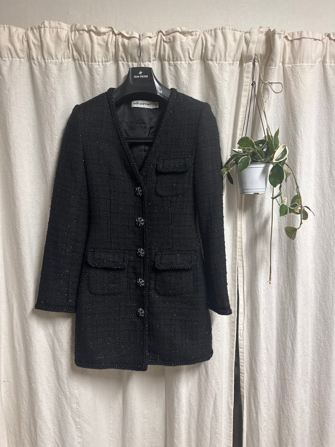 셀프포트레이트 트위드 원피스 상품이미지2