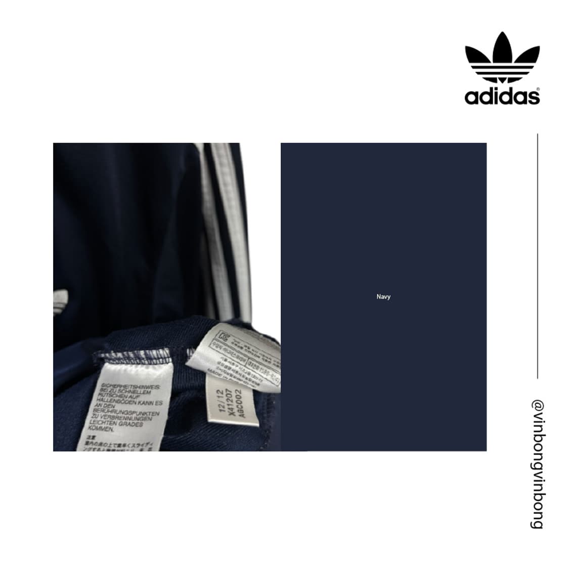 아디다스 구 파이어버드 져지(네이비) 상품이미지5