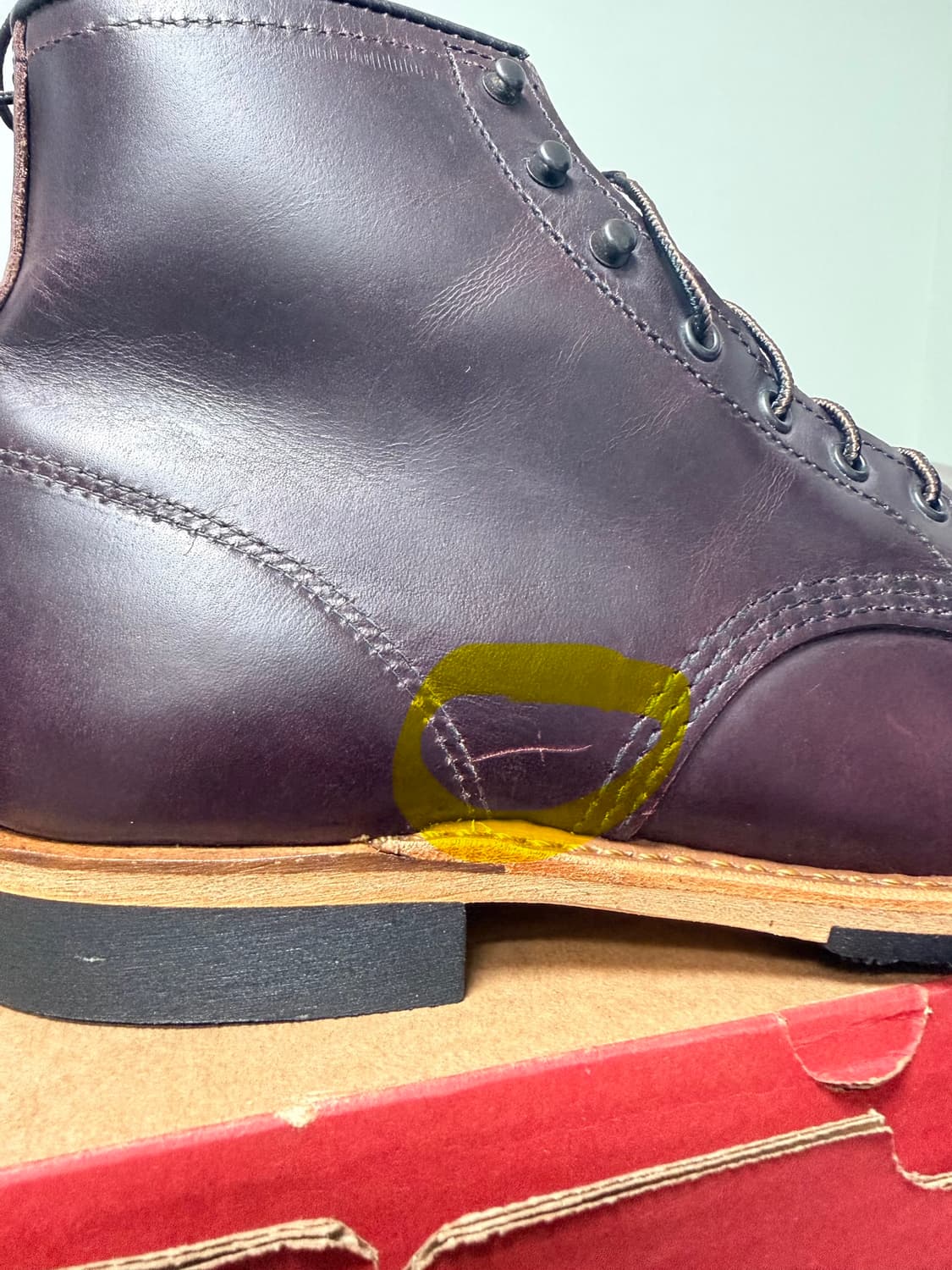 레드윙 9419 벡맨 블랙체리 9D 팩토리 세컨 상품이미지8