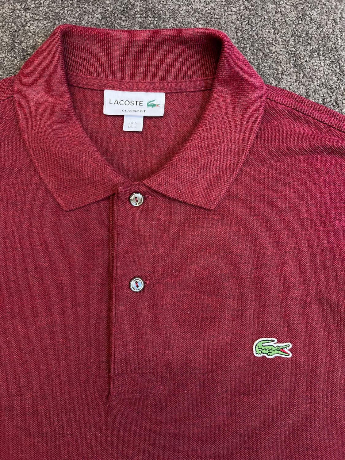 라코스테 카라 티셔츠 L 상품이미지2