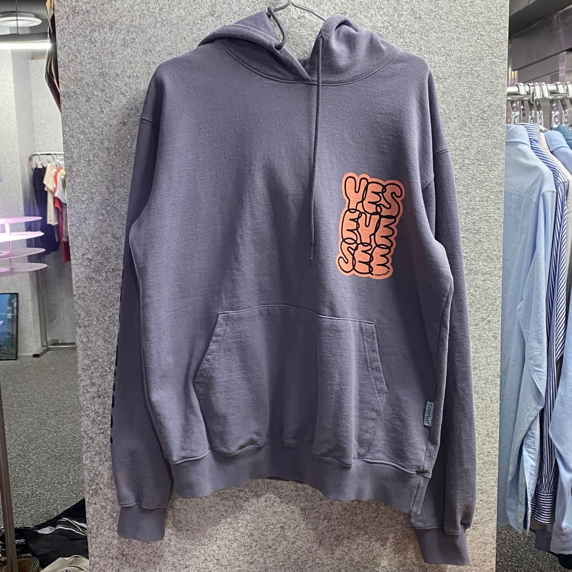 예스아이씨 빅멀티로고 파스텔 후드티 B3570 상품이미지2