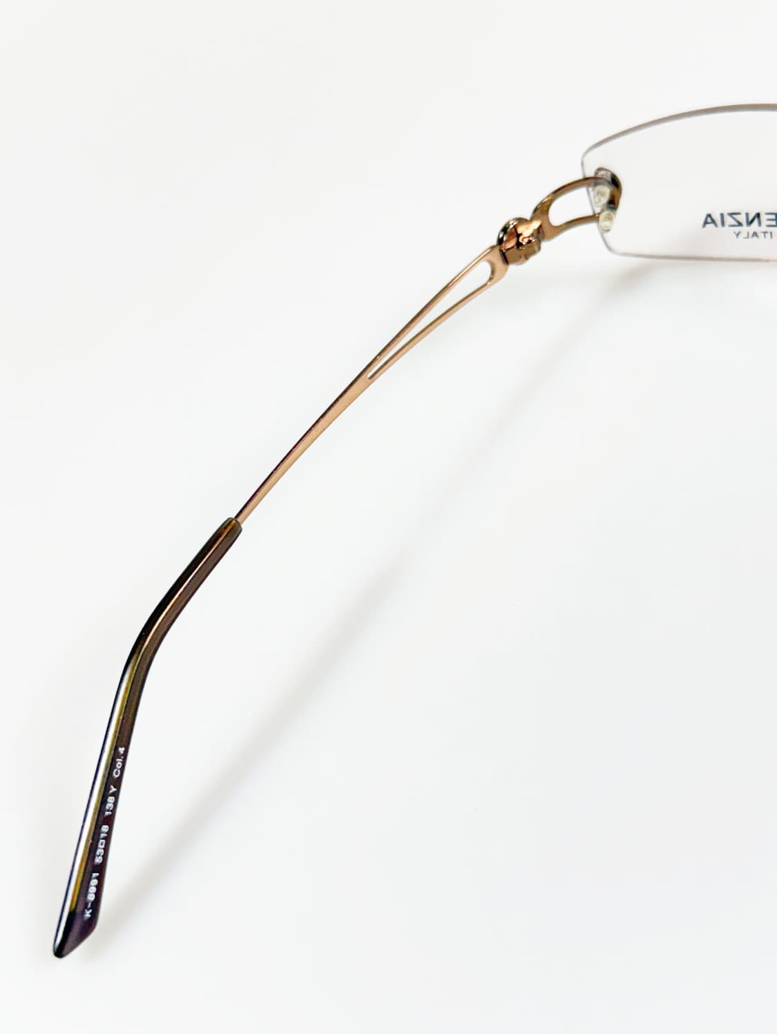 KENZIA ITALY 오벌 무테 로즈골드 메탈 프레임 빈티지 안경 상품이미지7