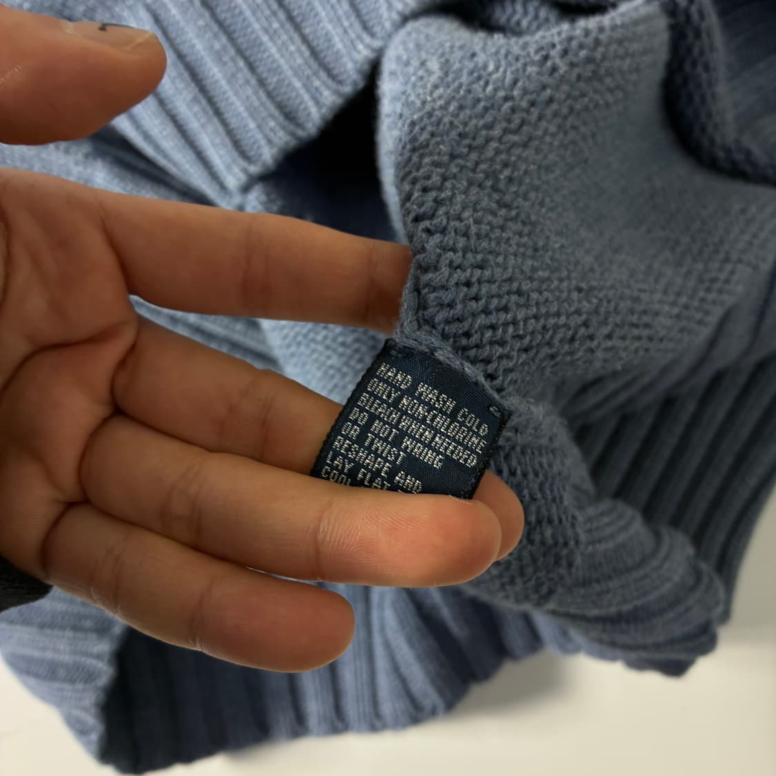 Polo  폴로 랄프로렌 자수 코튼 소라 크루넥 니트   상품이미지6