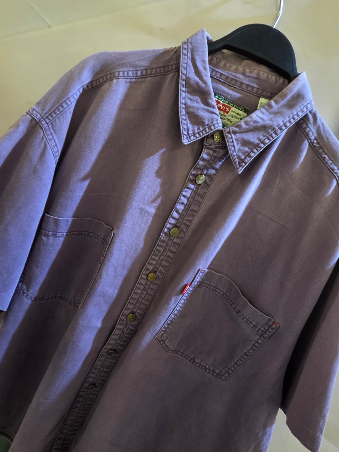 Levis 리바이스 빈티지퍼플 반팔셔츠 상품이미지2