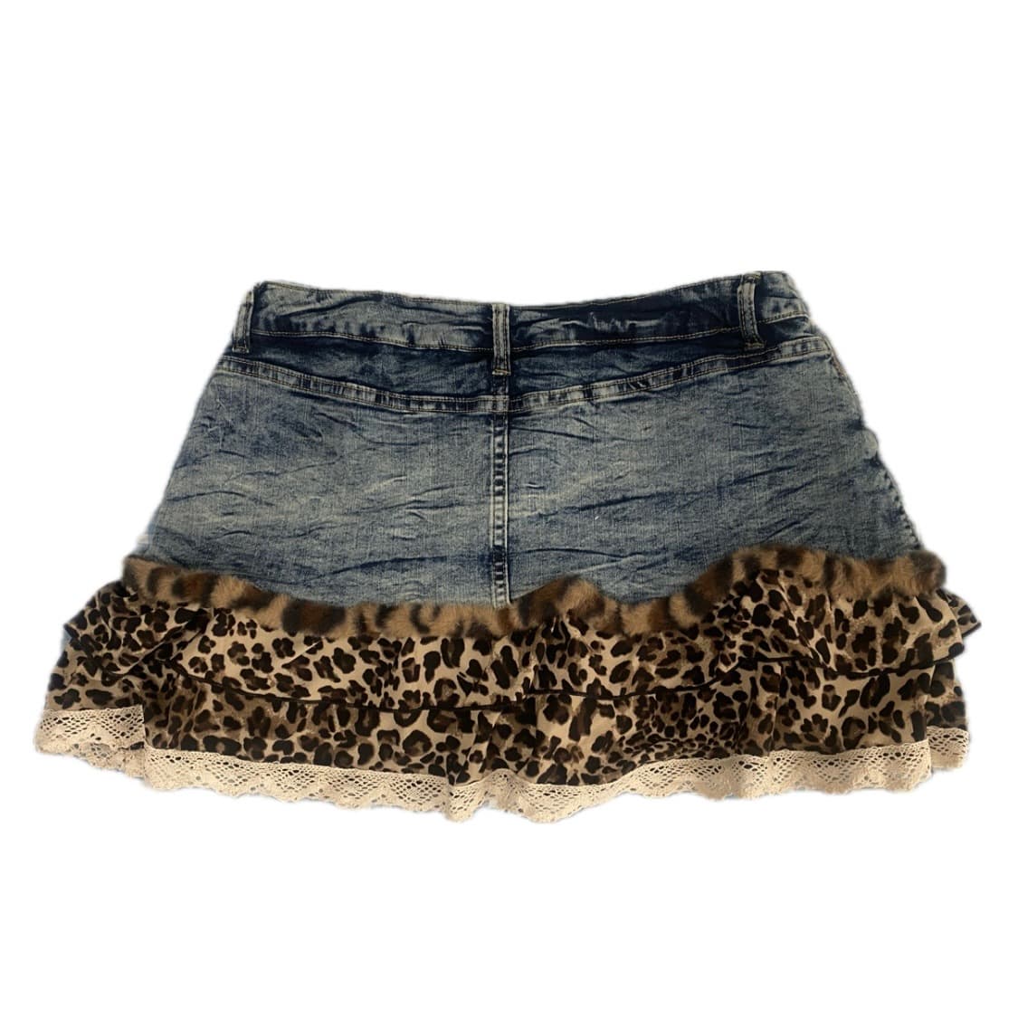 leopard pantskirt 호피 청치마 상품이미지2