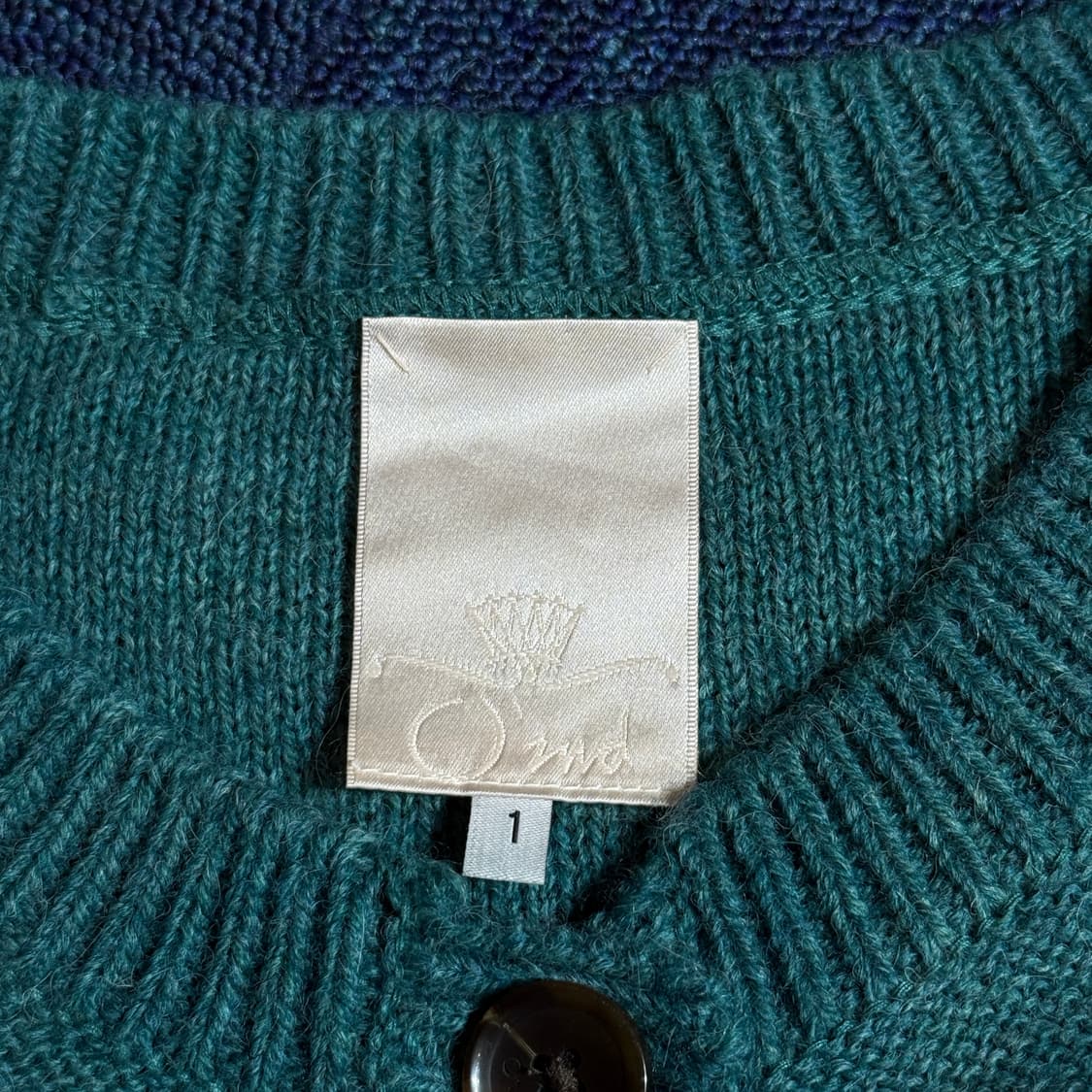 모리걸 에메랄드 니트 가디건 상품이미지5