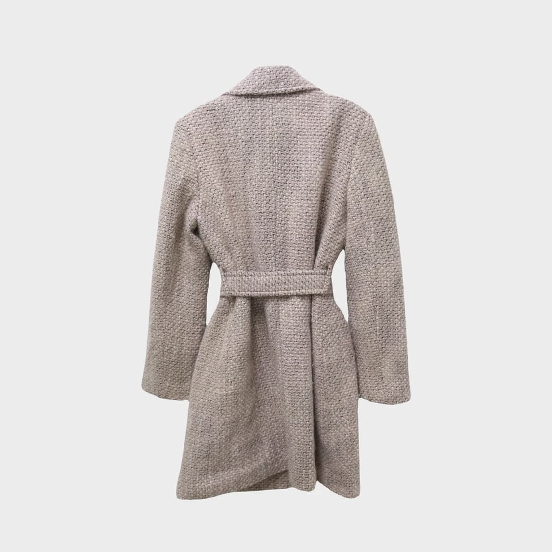 PARIOLY 트위드 투버튼 벨트 울 코트 62454 상품이미지2