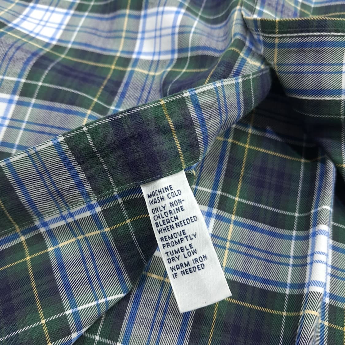 Co964 XL Tall 폴로 랄프로렌 모던블랙워치 타탄체크 긴팔 셔츠 상품이미지6