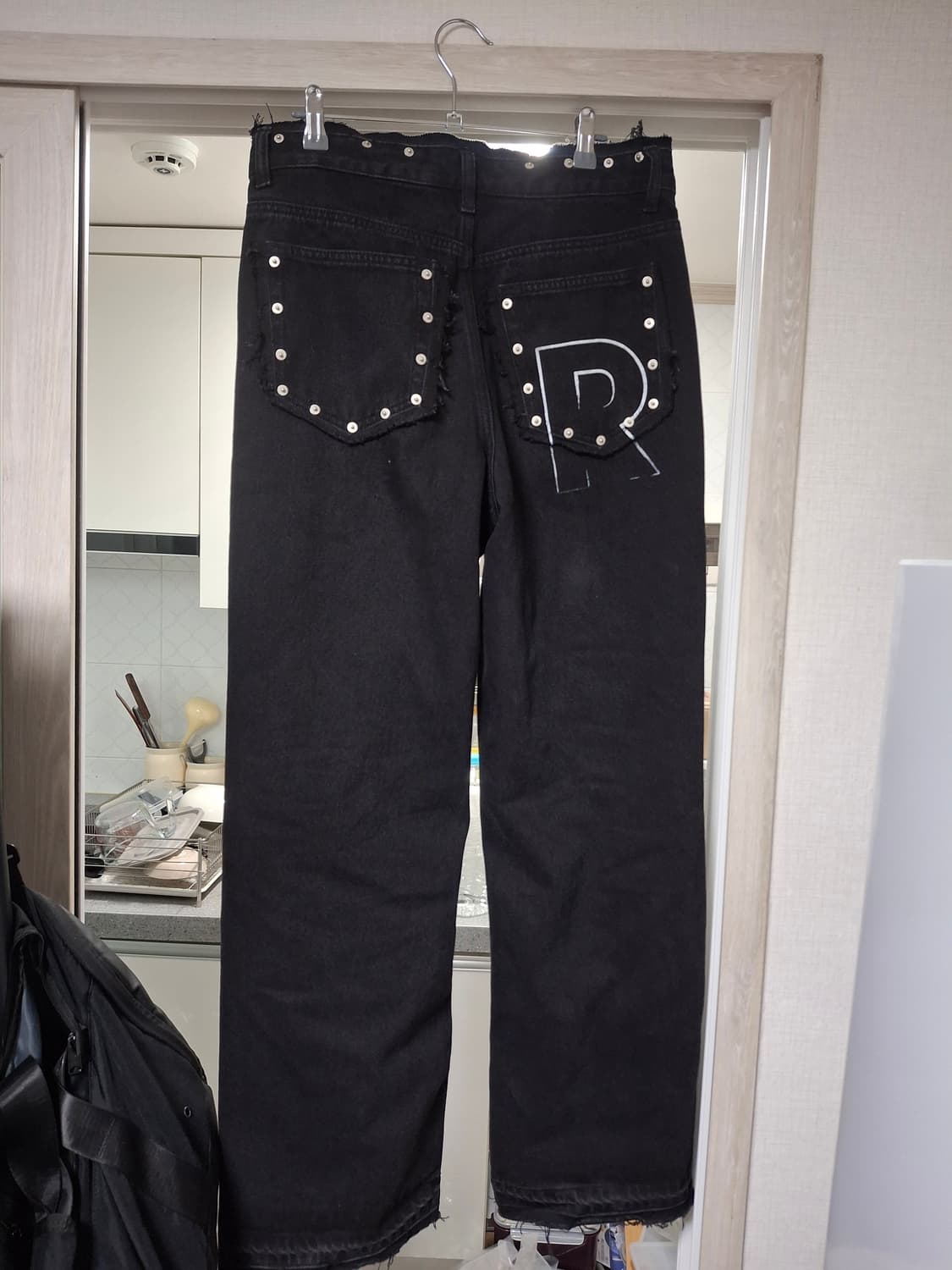 레저렉션 리벳, 패치워크 데님 M 상품이미지7