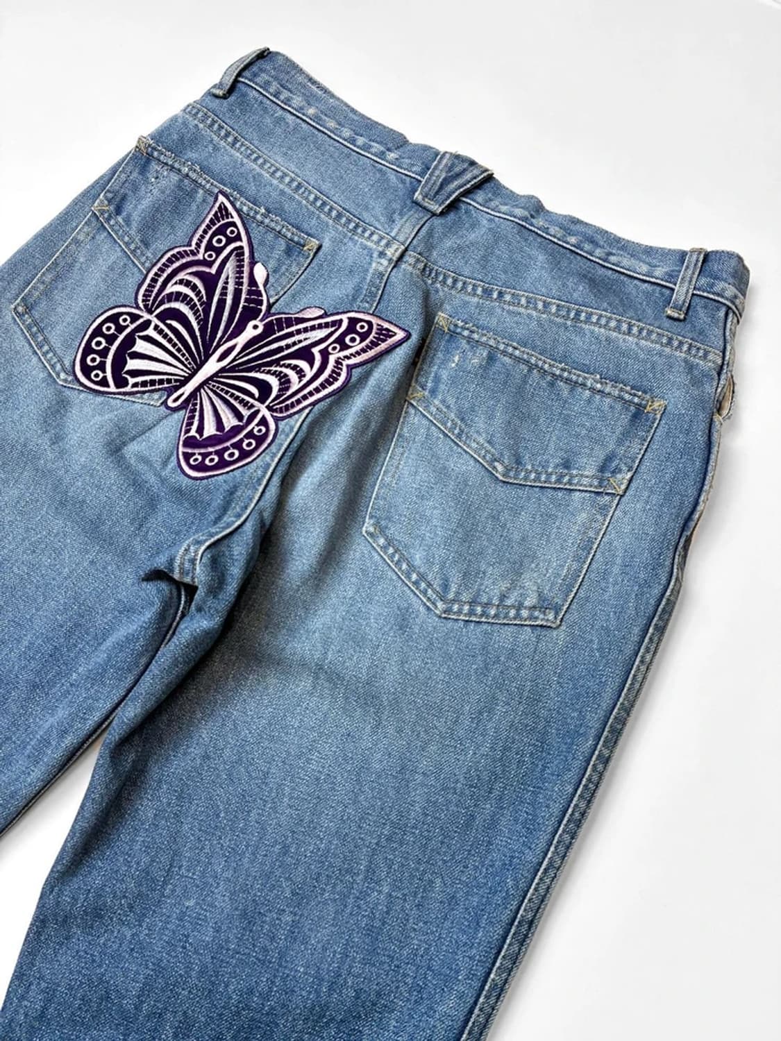 니들스 버터플라이 로고 세미 부츠컷 데님 팬츠 PN5663    상품이미지7