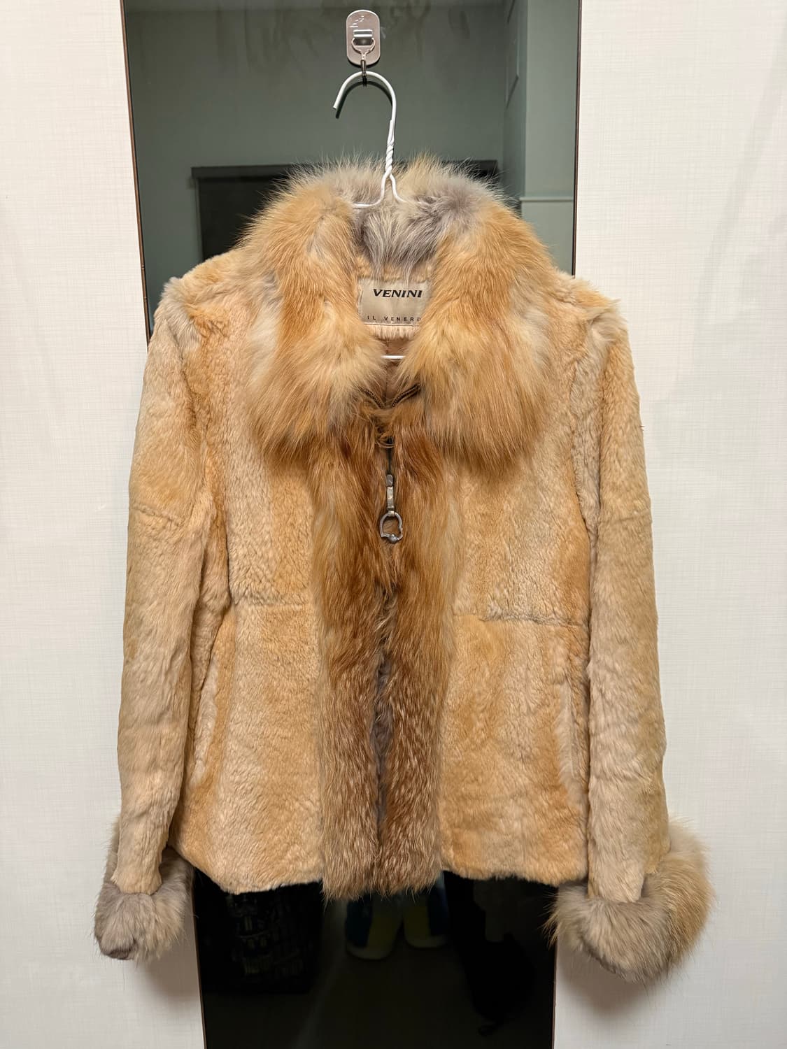 갸루st 토끼털 퍼 자켓 상품이미지1