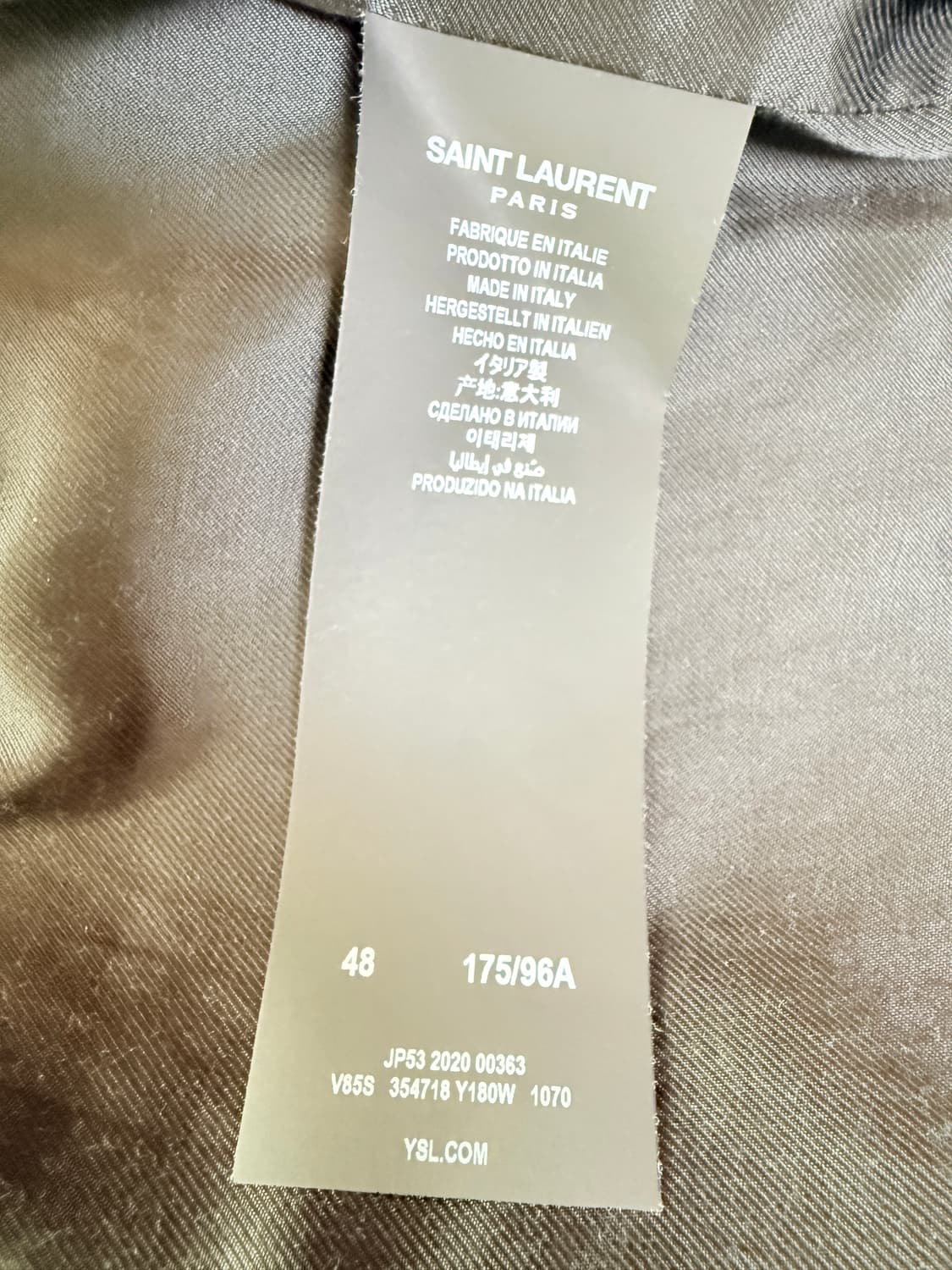 생로랑 테디자켓 48사이즈 상품이미지4