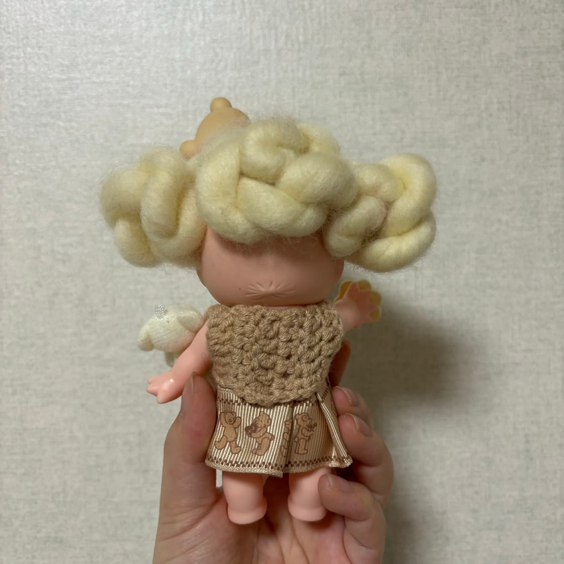 고전 빈티지 코리락쿠마 핸드메이드 큐피 인형 상품이미지2