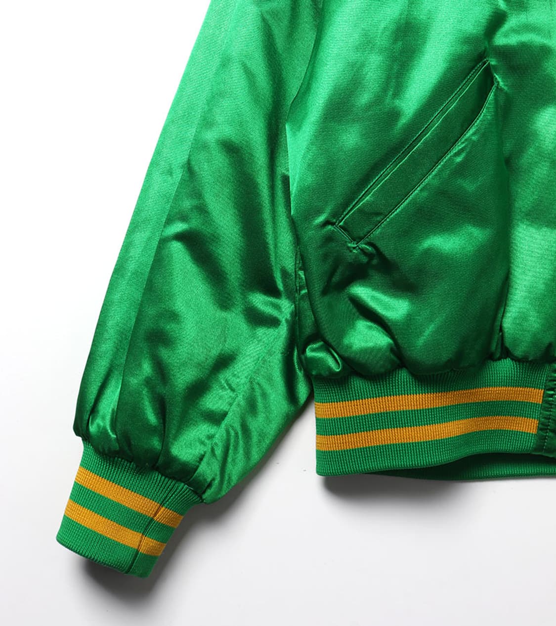 KEBOZ - SATIN VARSITY JACKET 상품이미지5