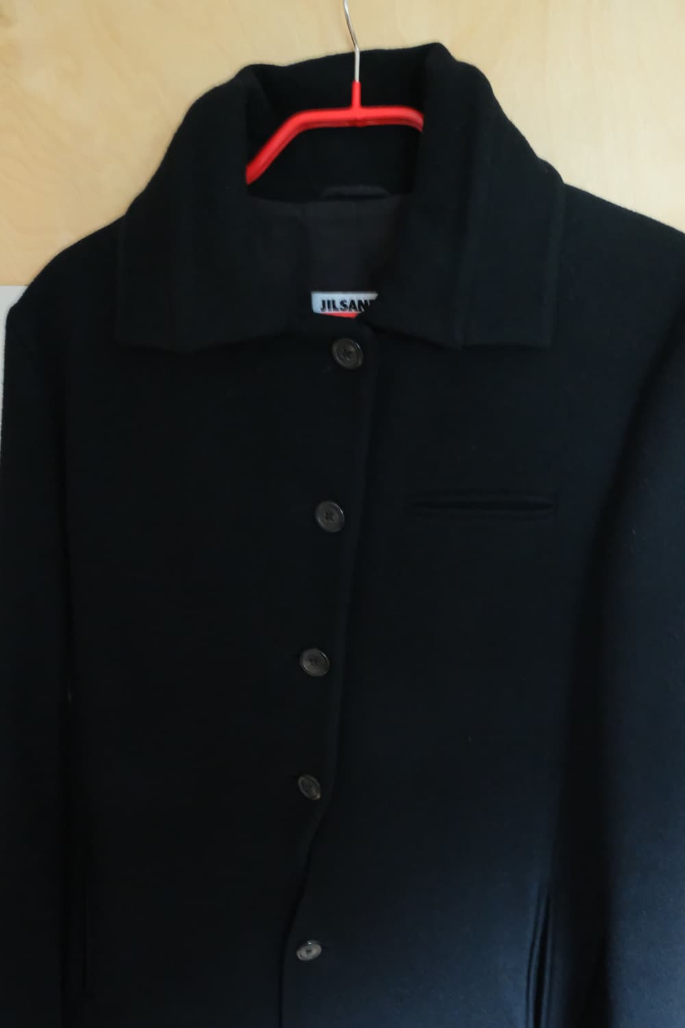 JIL SANDER Asymmetric Button Wrap Coat 상품이미지4