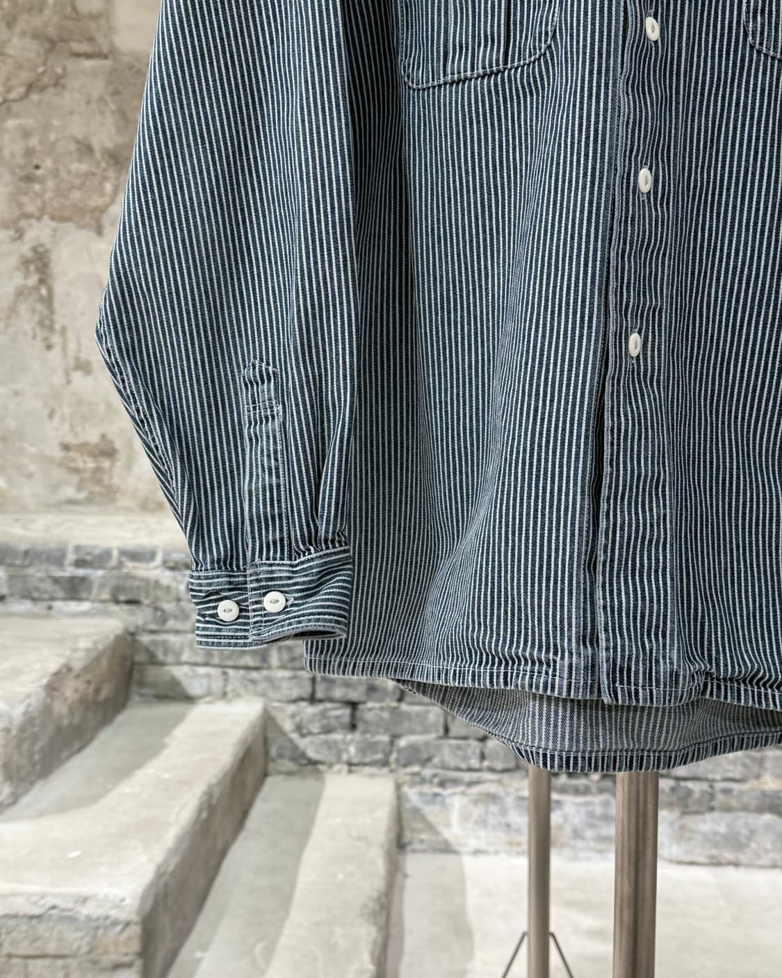 도그 하우스 스트라이프 히코리 워크 셔츠 상품이미지4