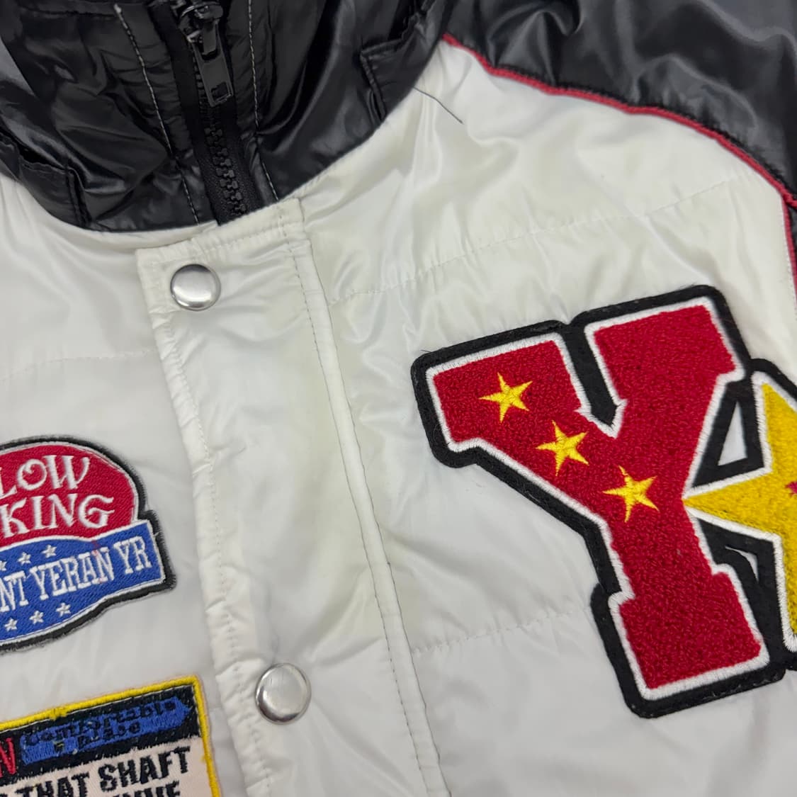 JPN 제팬 레이싱 패치 패딩 자켓 상품이미지8