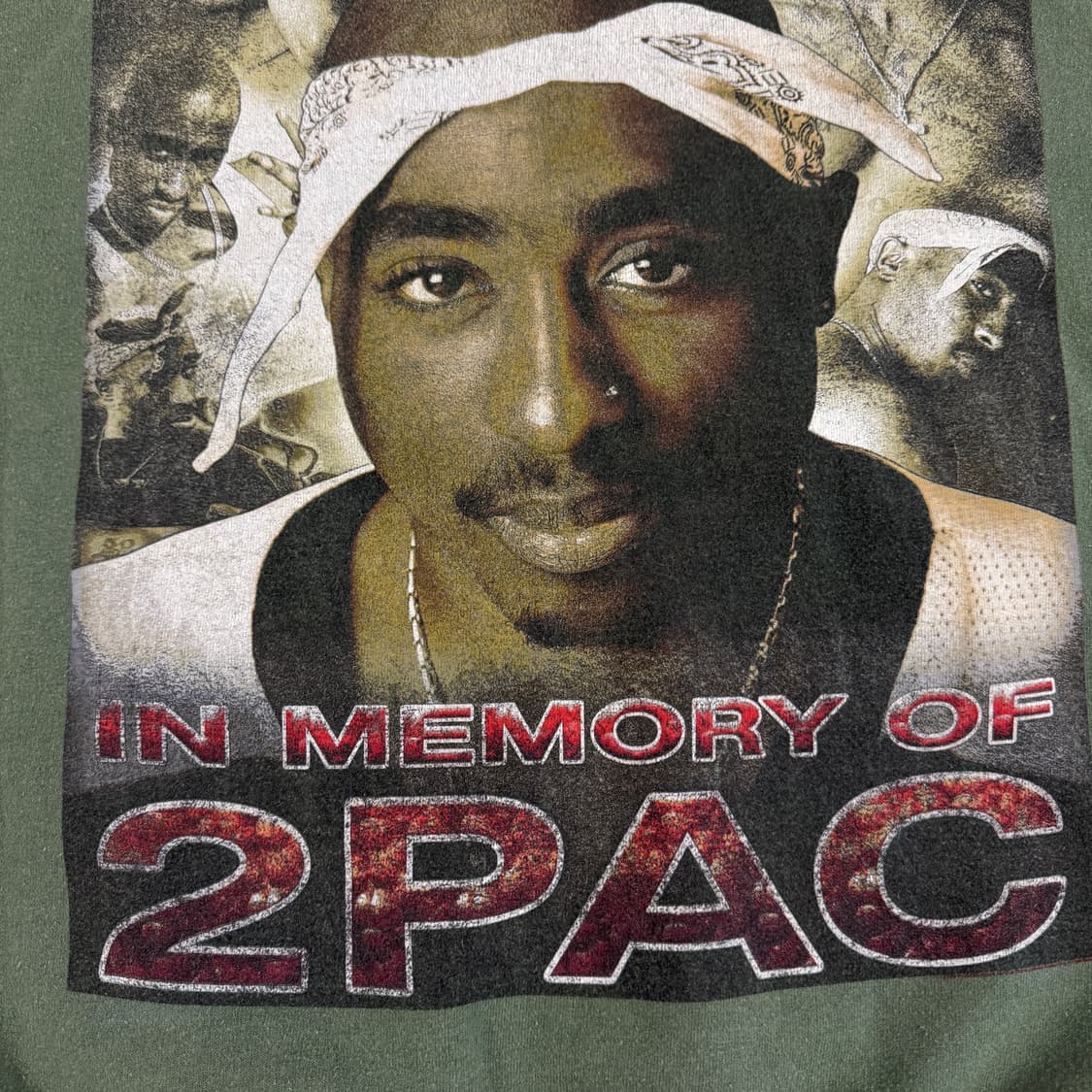 빈티지 90s 투팍 메모리얼 후드 Tupac Memorial Hoodie 상품이미지6
