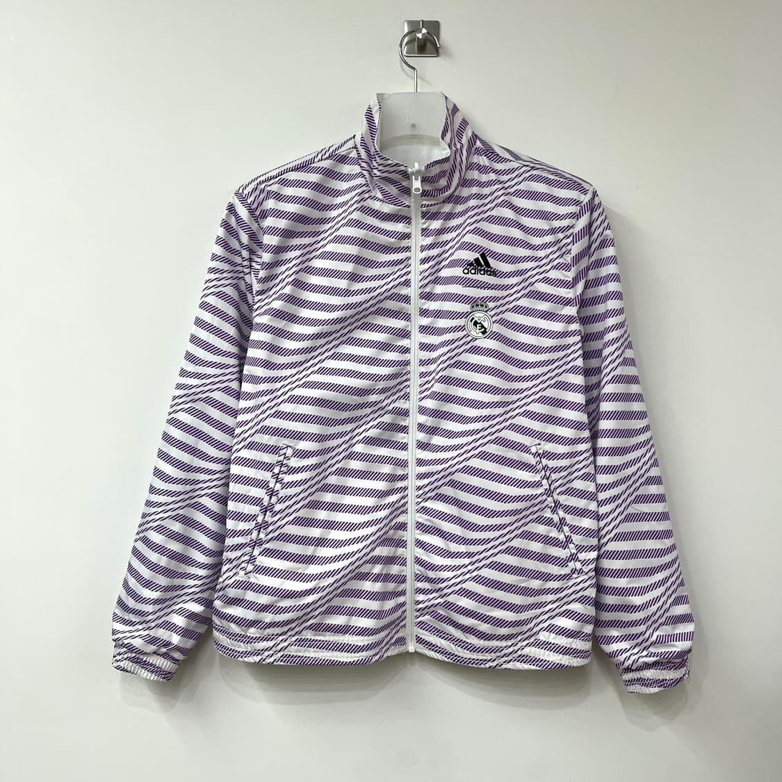 (유일매물) 아디다스 레알 마드리스 앤섬 화이트 리버시블 자켓 상품이미지6