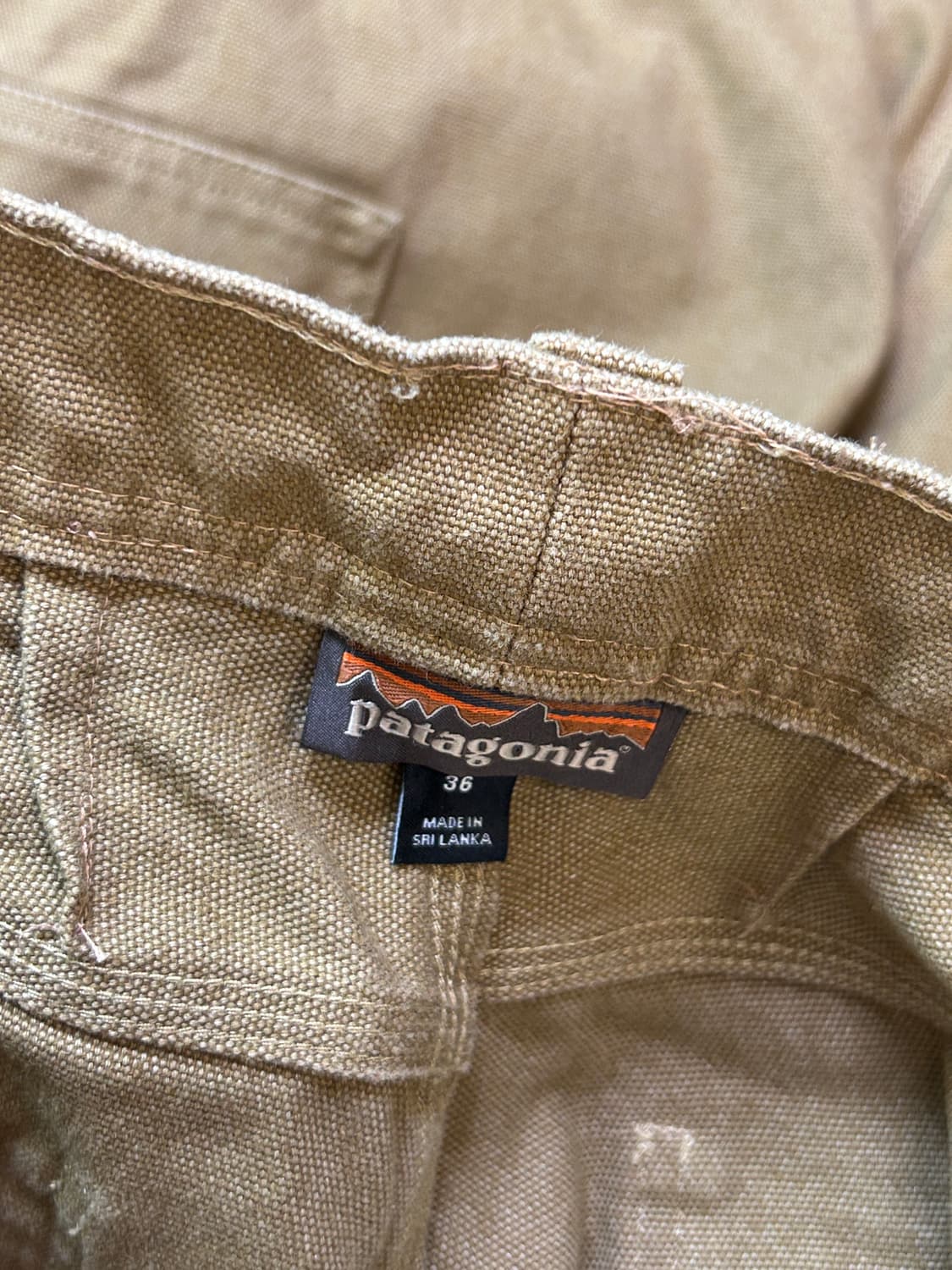 파타고니아 캔버스 워크 팬츠 상품이미지4