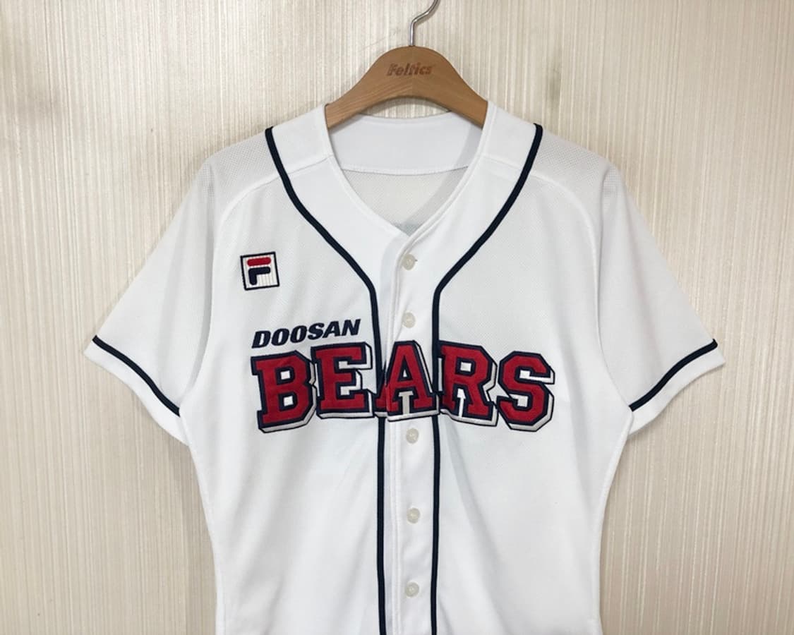 KBO 필라 두산베어스 어센틱 홈유니폼/져지 90 #24 오재원(싸인) 상품이미지2