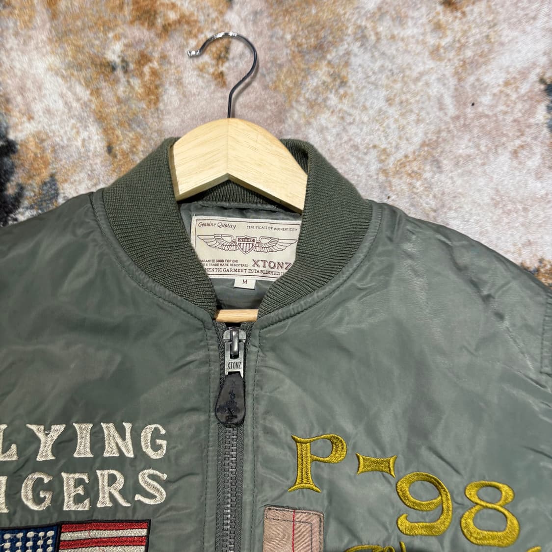 엑스톤즈 빈티지 ma-1 자수패치 자켓 상품이미지5