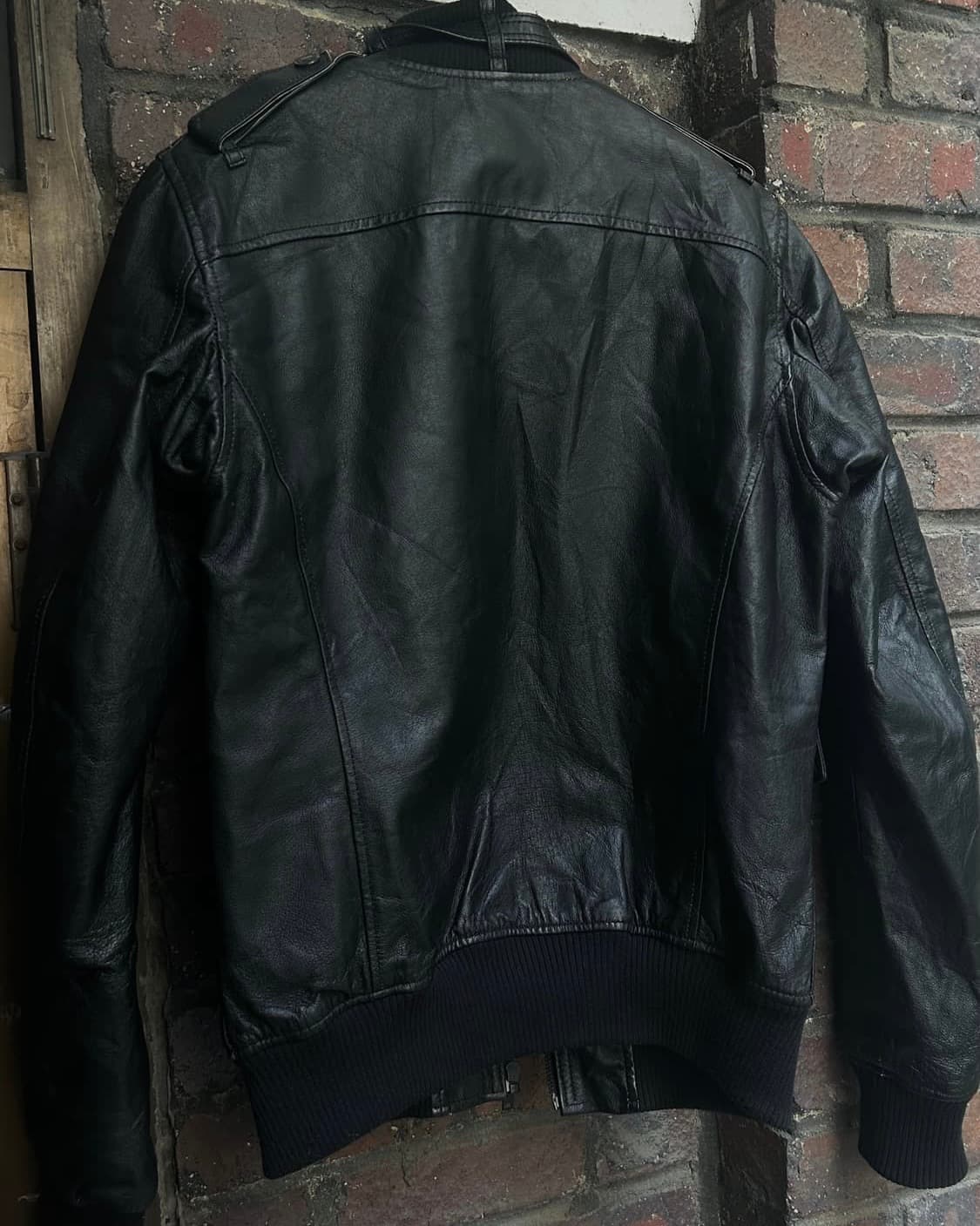 *rare* 2000s 히스테릭글래머 락시크 블랙 레 더자켓 상품이미지3