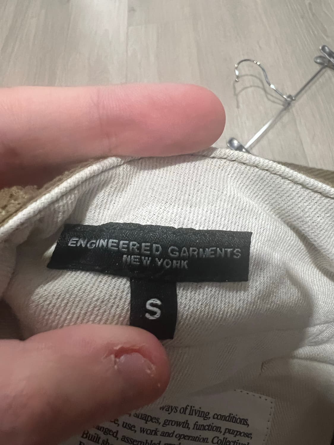 엔가 코듀로이 FA팬츠 카키 S (31~32) 상품이미지5