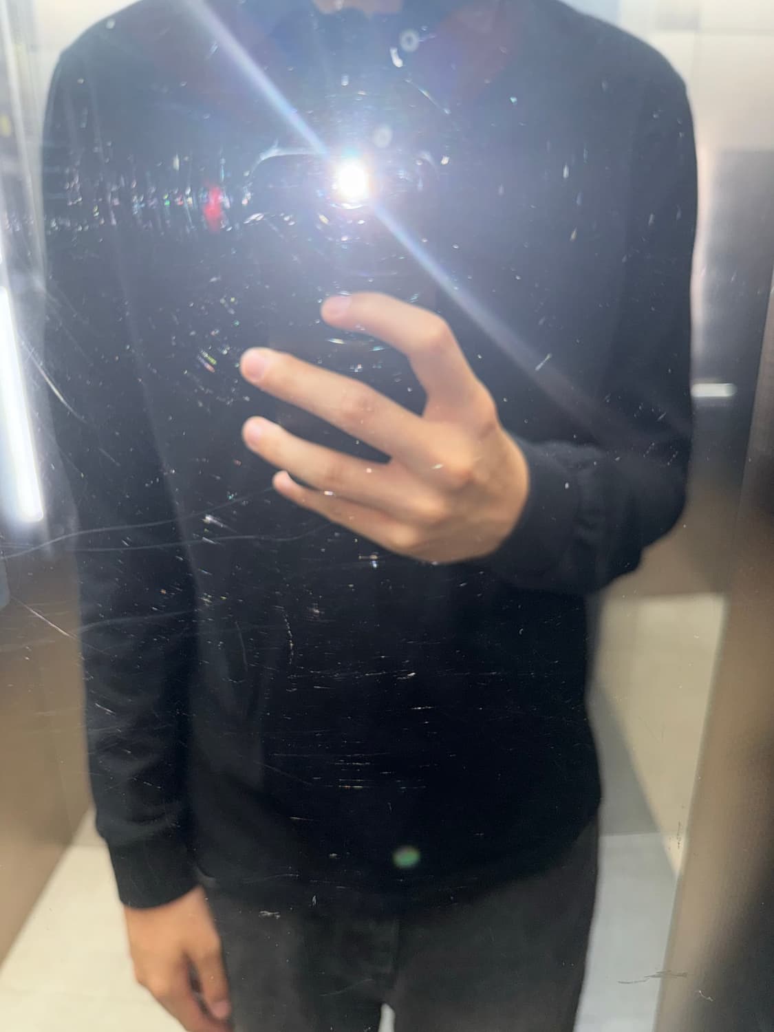(M)폴로 커스텀 슬림핏 카라 롱슬리브 상품이미지1
