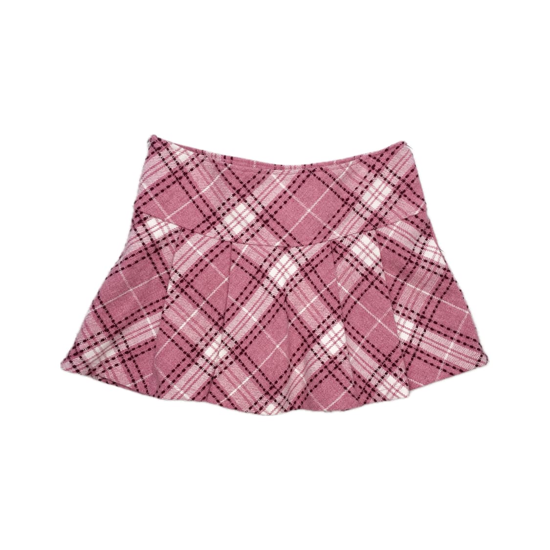 리즈리사 고전 라떼갸루 체크 미니 스커트 상품이미지4