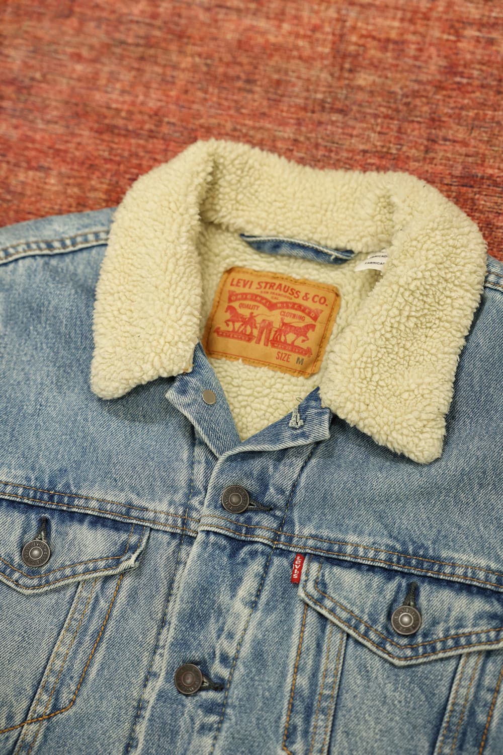 리바이스 3세대 쉐르파 데님자켓 판매 상품이미지5