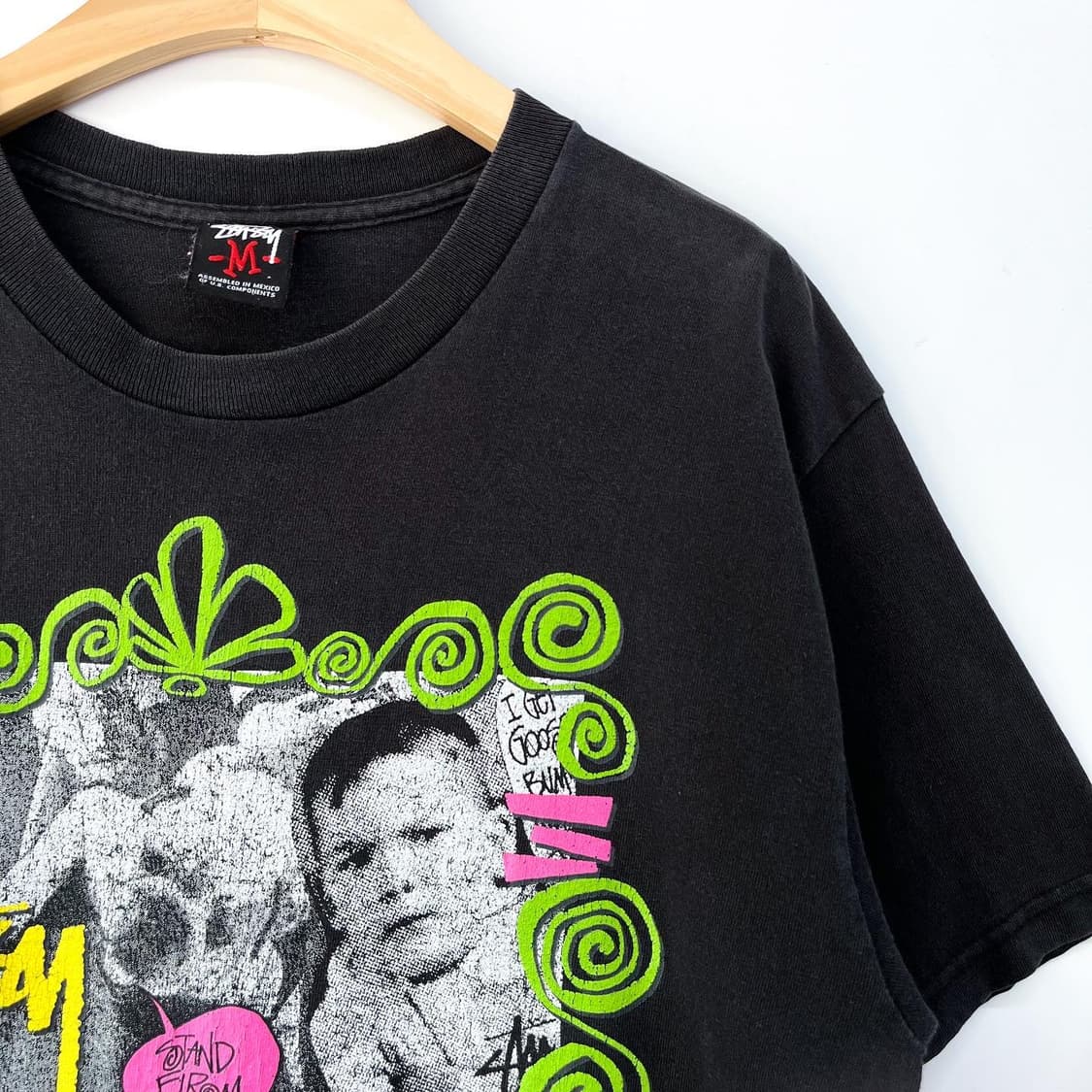 스투시 00's 펑키 프레쉬 기어 베이비 그래피티티셔츠 상품이미지4