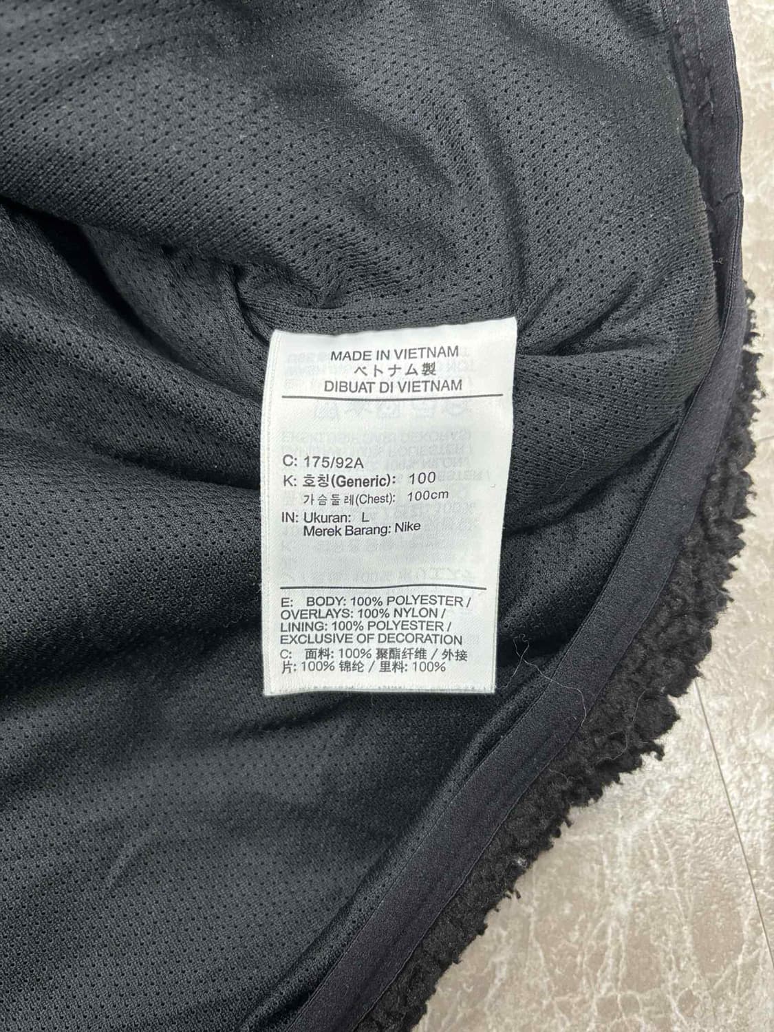 나이키 NSW 헤리티지 윈터 하프집 양털 아노락 자켓 후드티(100) 상품이미지5