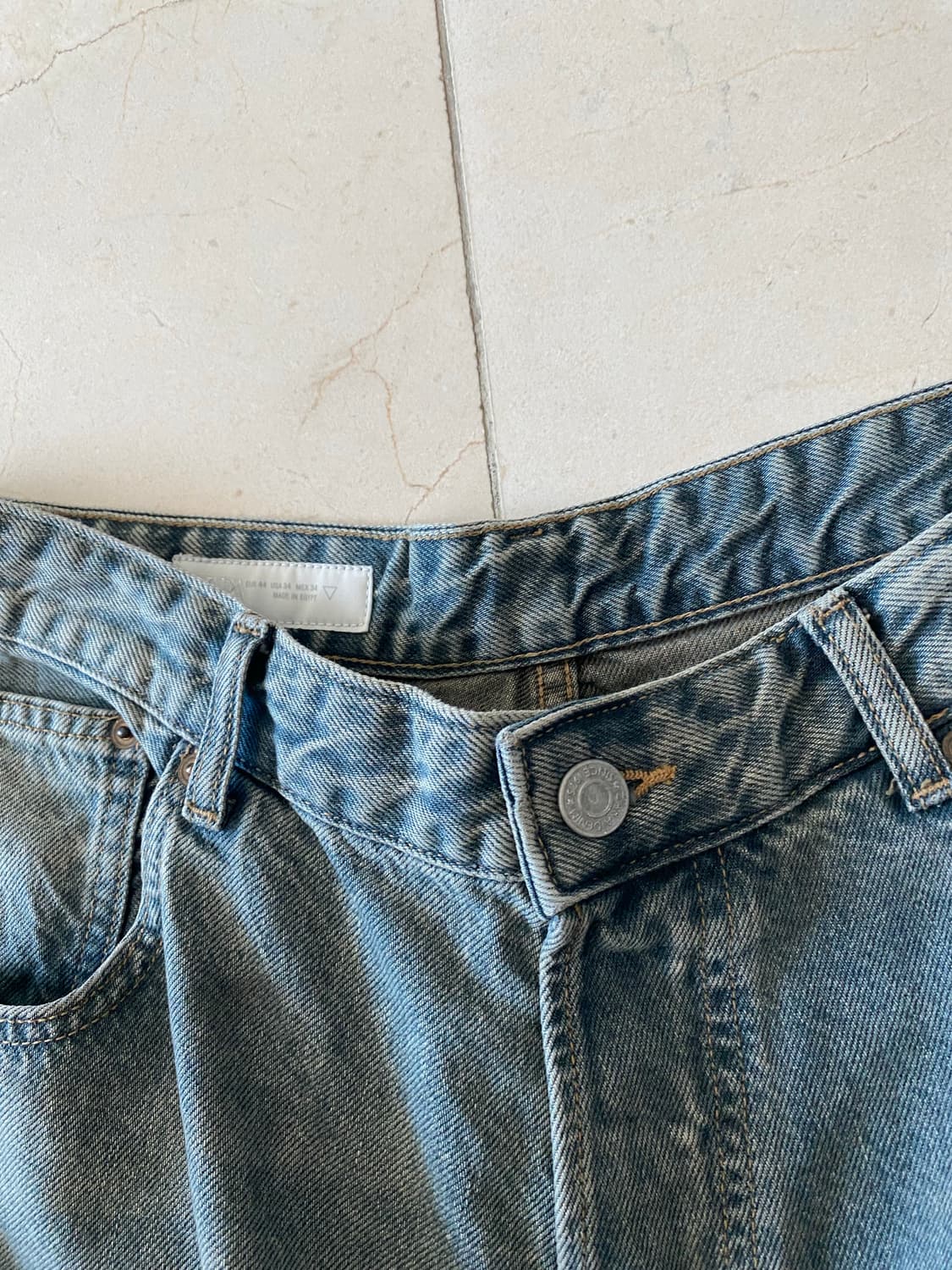 Zara 자라 배기 와이드 핏 청바지 데님 리바이스 상품이미지3