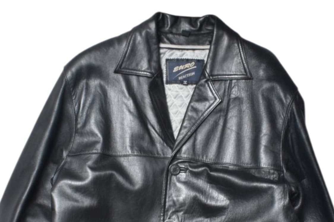 빈티지 리얼레더 가죽 블레이저 워크 자켓 L N0860 상품이미지3