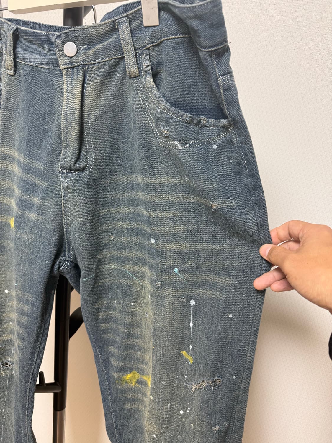빈티지 디스트레스드 데님 상품이미지3