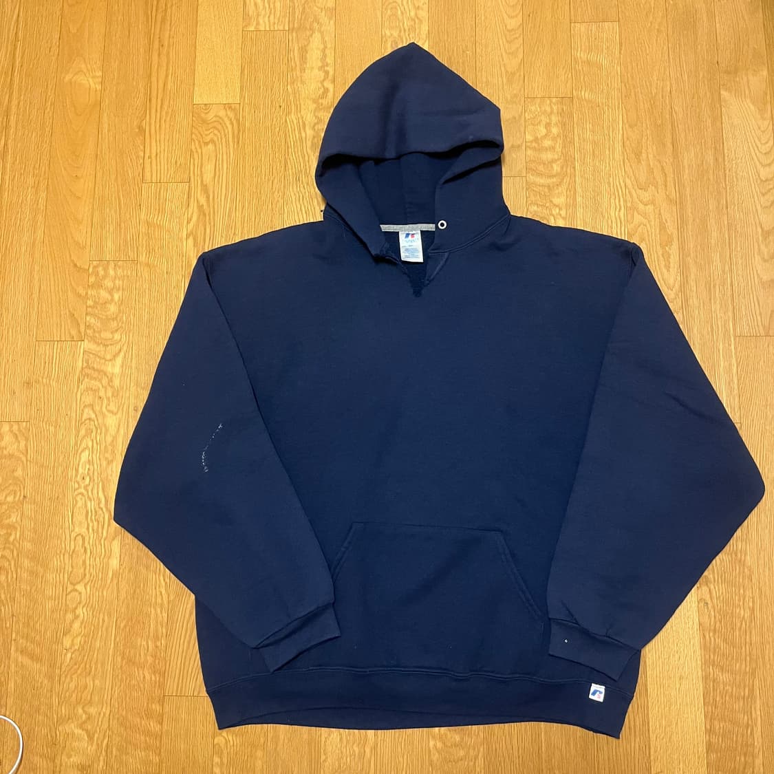 [XXL] 10년대 러셀 크루넥 후드티 네이비 상품이미지1