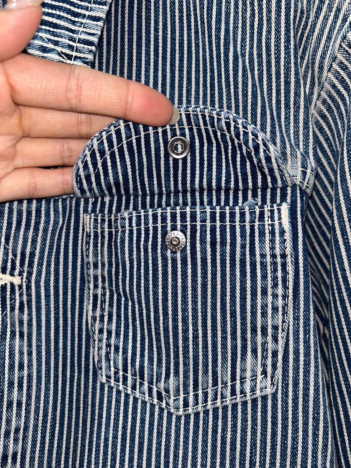 R by 45RPM hickory denim jacket 상품이미지5