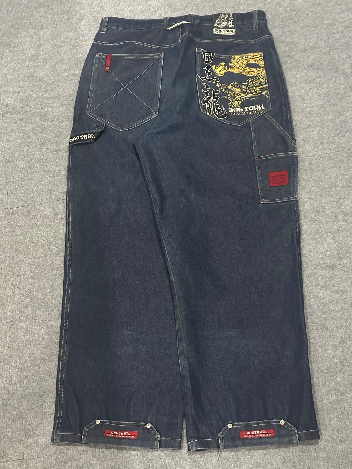 DOGTOWN 와이드 데님팬츠 XL 상품이미지2