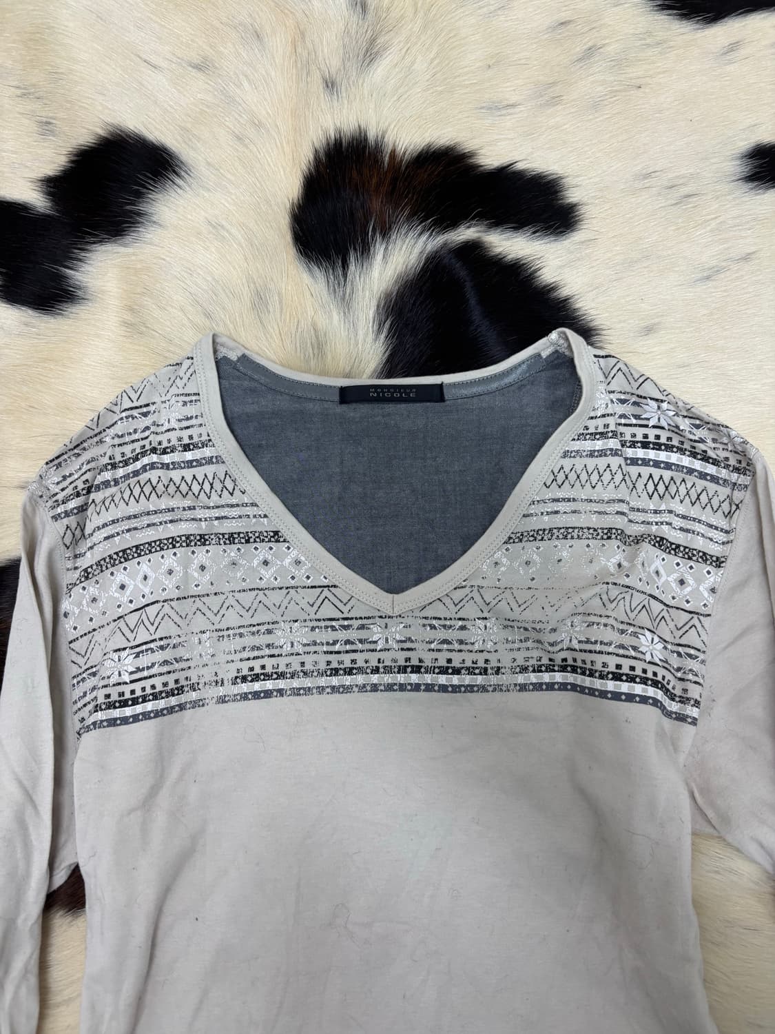 [Nicole]Nordic Pattern Sleeve 상품이미지3