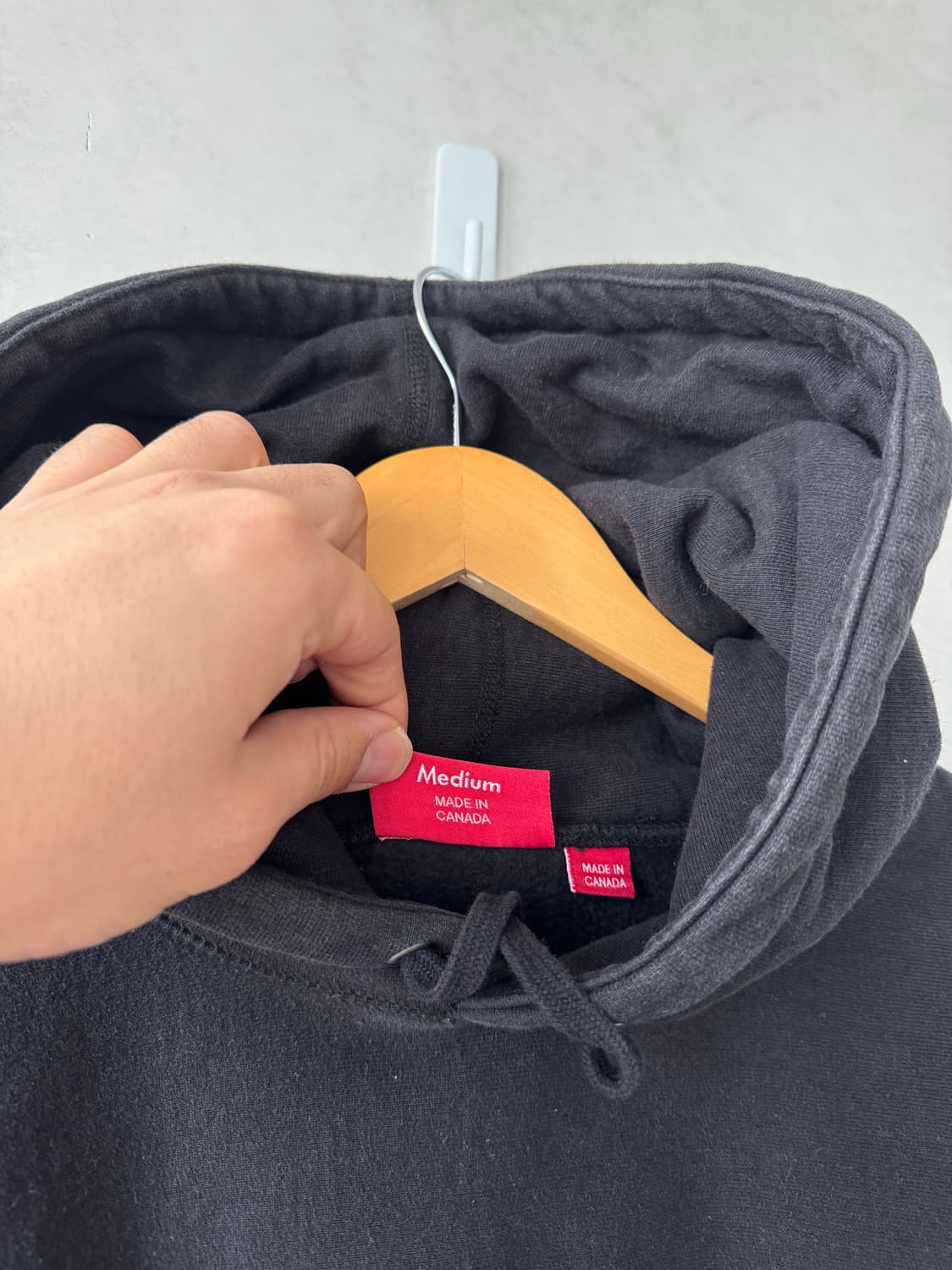 Fw16 슈프림 Chrome Classic 로고 후드티 상품이미지5