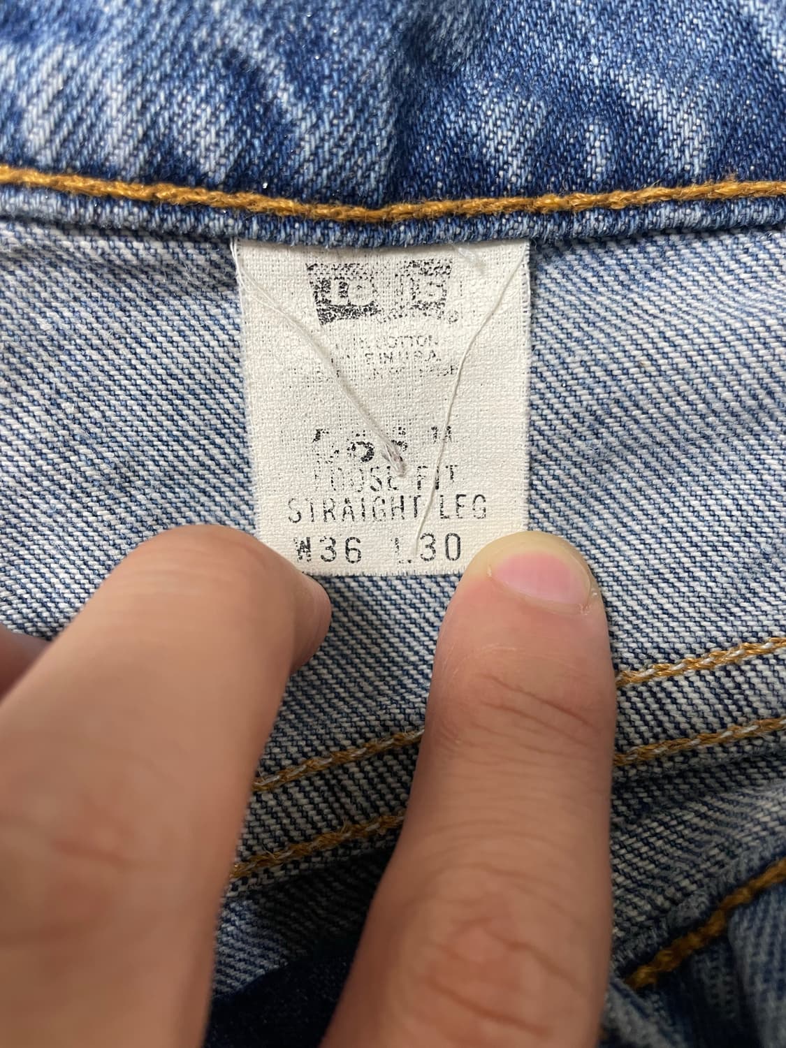 [36x30] 90s levis usa 미제 리바이스 565 상품이미지3