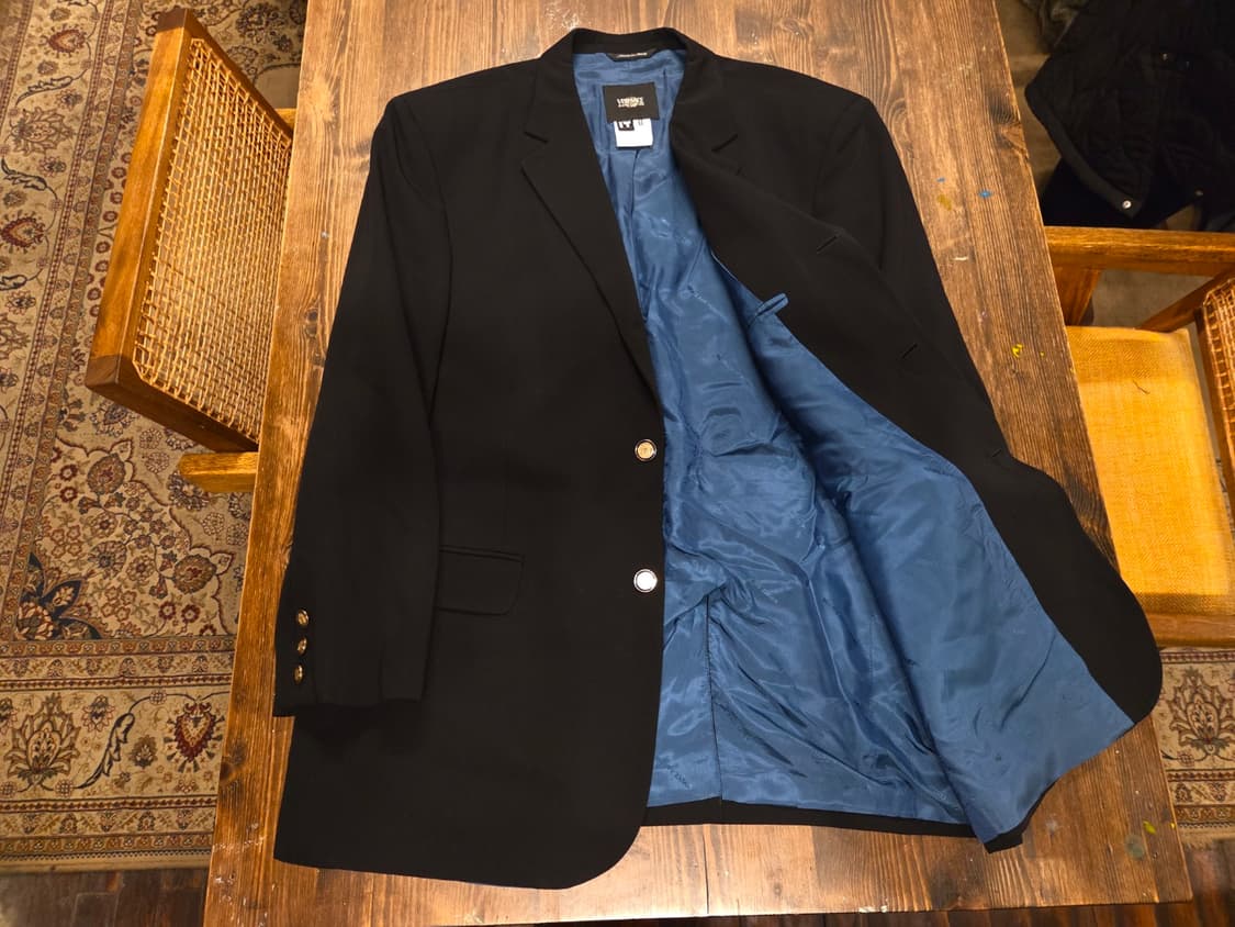 90'S 베르사체 네이비자켓  상품이미지5